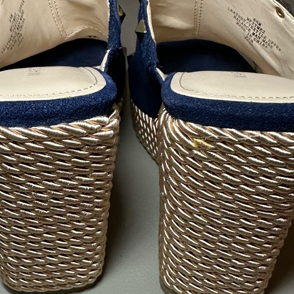 Marc Fisher Zyme Wedge Slides - Open Toe - Euc - … - image 6